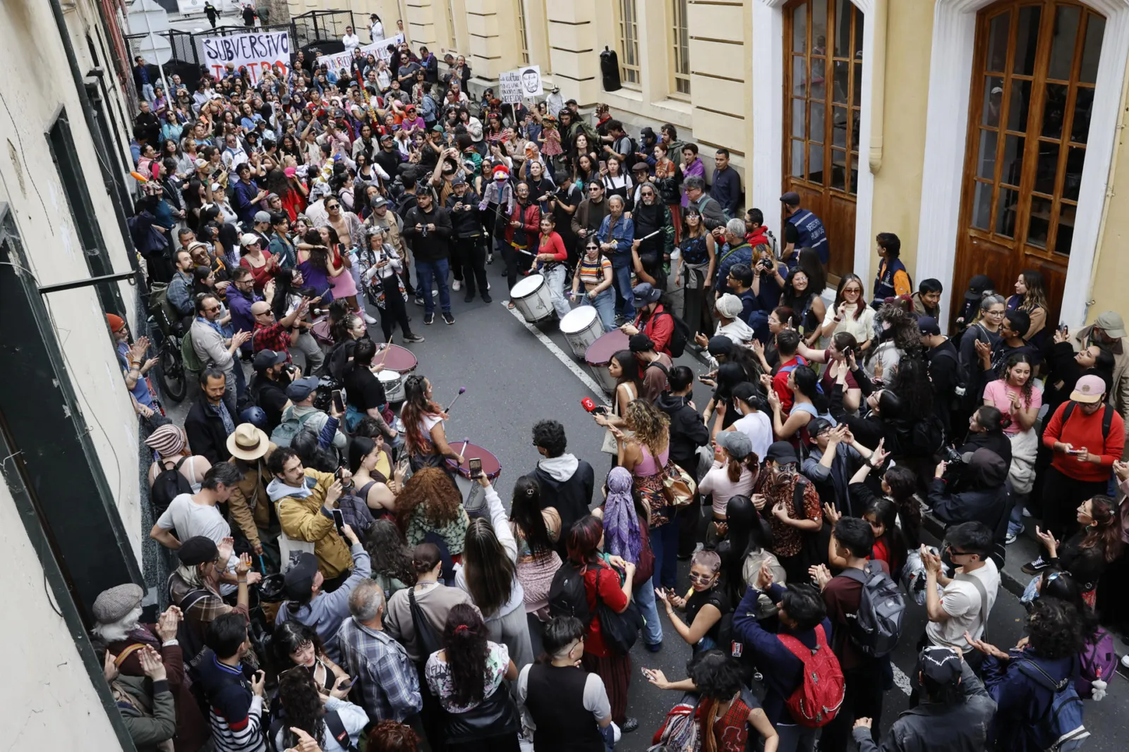 Sector cultural colombiano protestó contra recortes del 30 % al Ministerio de Cultura