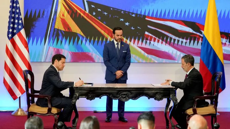 Marco Rubio se reúne con Abelardo de la Espriella para tratar seguridad, comercio y economía
