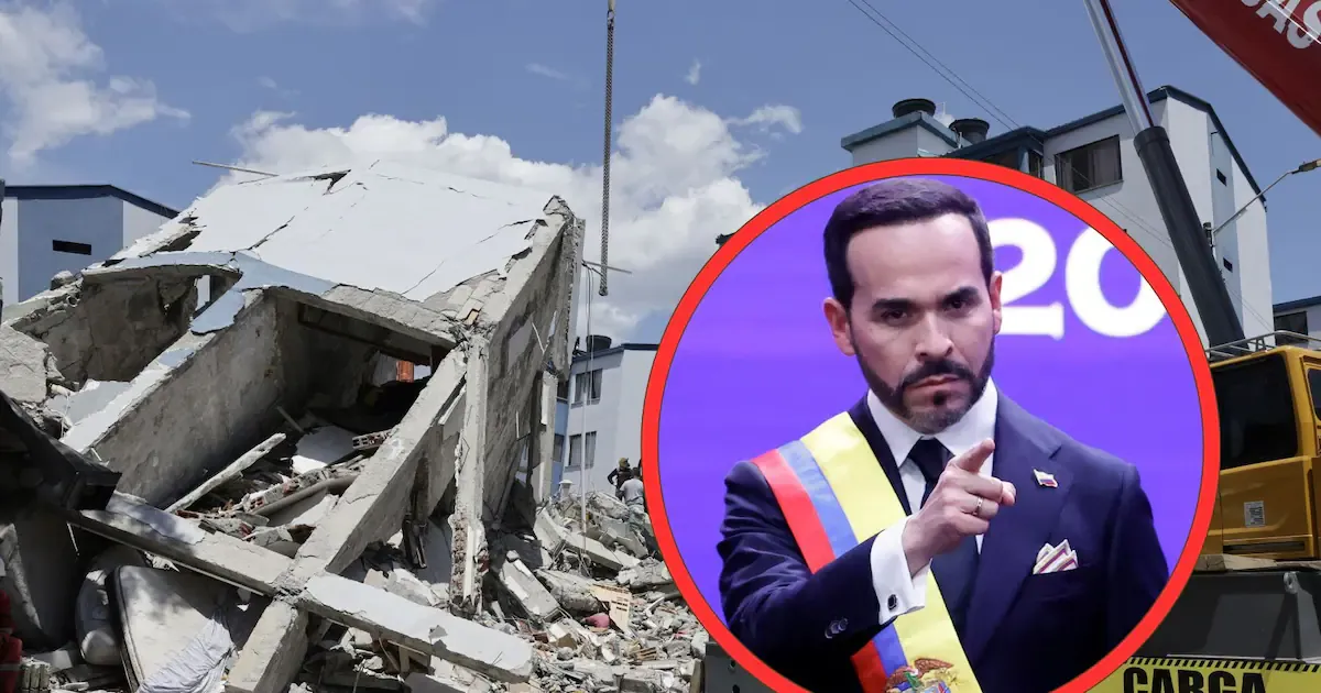 De La Espriella declara la emergencia económica por el terremoto y lanza el Fondo Milagro