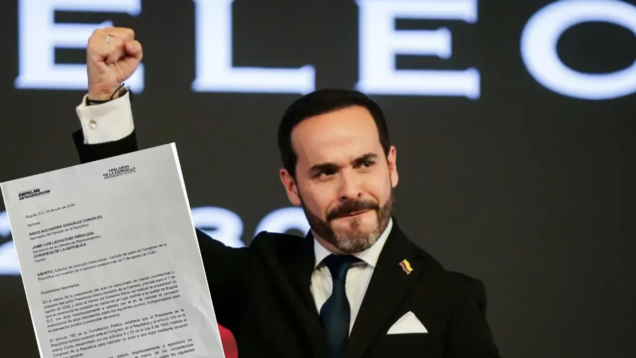 De la Espriella pide al Congreso autorización para posesionarse en una base militar