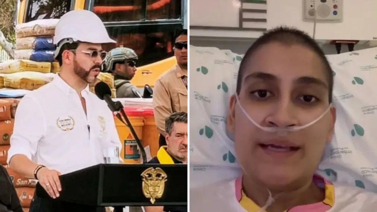 Valeria Pérez, paciente con cáncer, es atendida en la Clínica Imbanaco de Cali por pedido del presidente De la Espriella