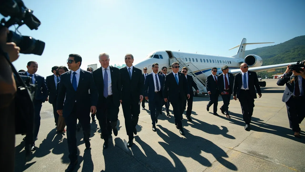Vicepresidente de El Salvador llega a Cali para la posesión de Abelardo de la Espriella
