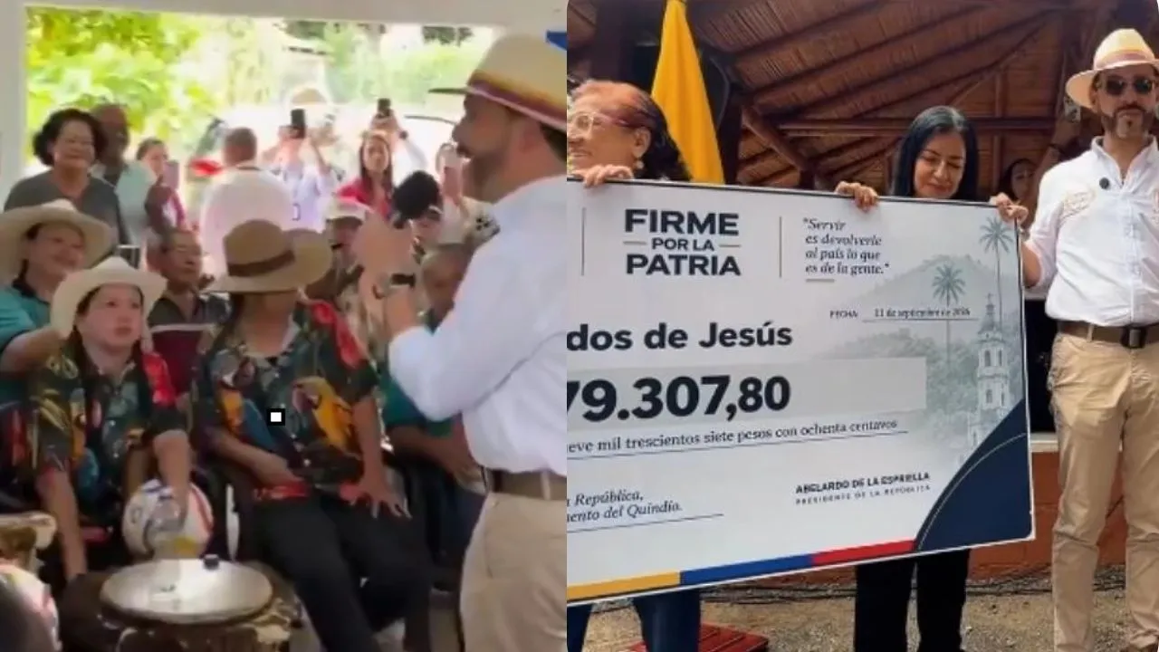 Abelardo De La Espriella dona su primer sueldo presidencial a hogares de adultos mayores en el Quindío
