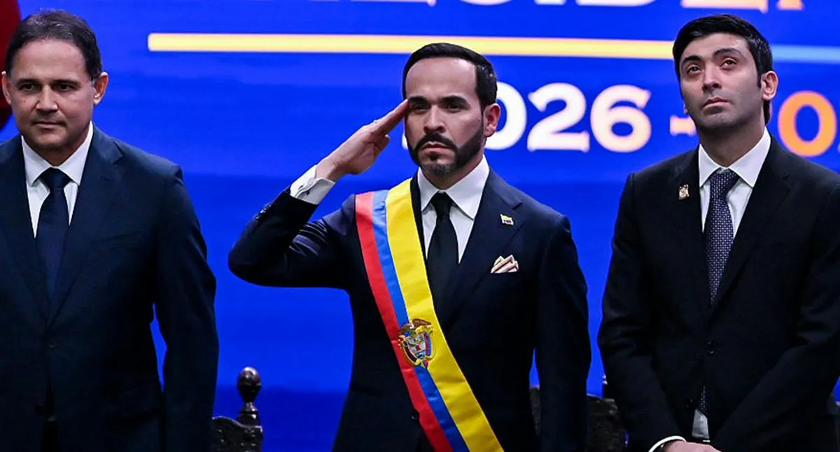 Abelardo de la Espriella juró como presidente de Colombia en la Arena USC de Cali