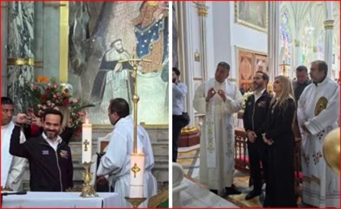 Abelardo de la Espriella visitó el santuario de Las Lajas en Ipiales, Nariño