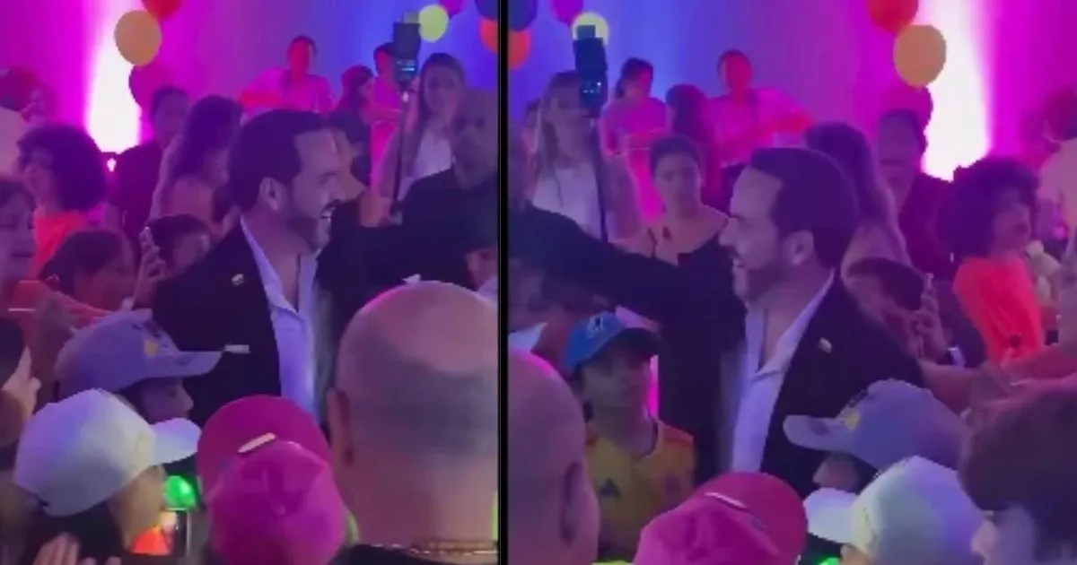 De la Espriella fue el invitado más pedido en un cumpleaños familiar