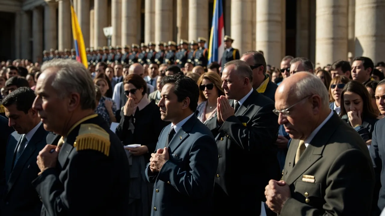 Entre oraciones y militares, de la Espriella jura como presidente de Colombia